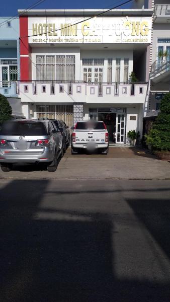 På billedet ses objektet Cát Tường Hotel beliggende i byen La Gi.