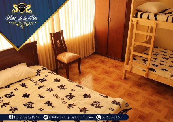 Nella foto è visibile l'oggetto Hotel de la Peña situato nella città di Ambato.