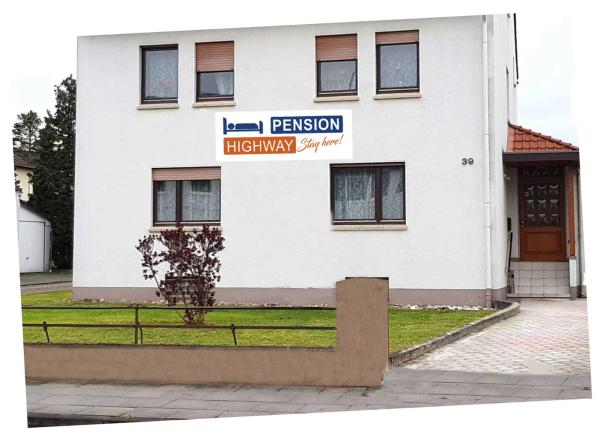 Auf dem Foto ist das Objekt Pension Highway Bünde in der Stadt Bünde zu sehen.