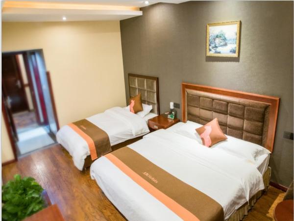 Na zdjęciu widoczny jest obiekt JUN Hotels Sichuan Xhengdu Pidu University City położony w mieście Pidu.