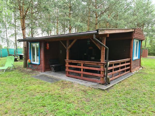 写真にはLipinki市にあるLeśny Zakątek Lipinki Bory Tucholskie - saunaが写っています。