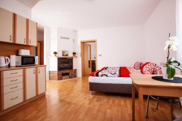 La photo montre l'objet Apartmán Dominhaus situé dans la ville de Egra.