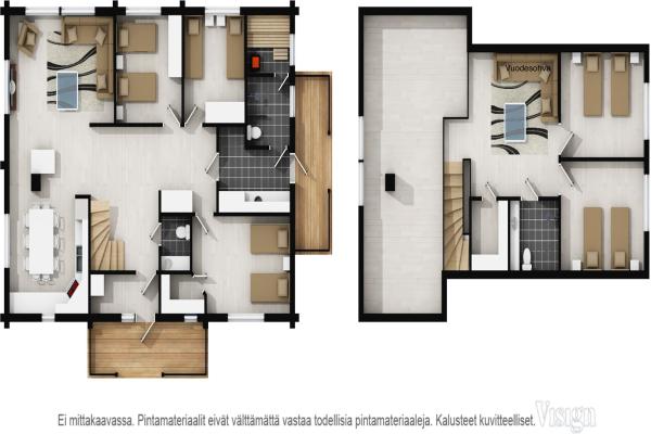 Levillas Kätkänkuja 3 Villas - Laponie