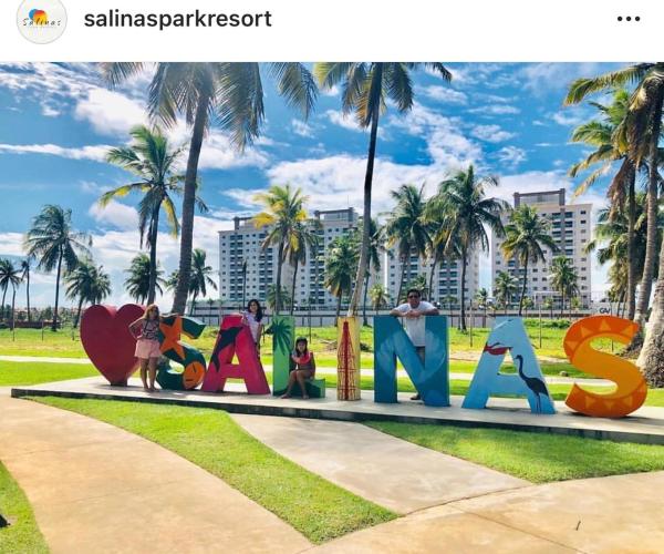 A la foto es mostra l'objecte Salinas Parks situat a la ciutat de Salinópolis.