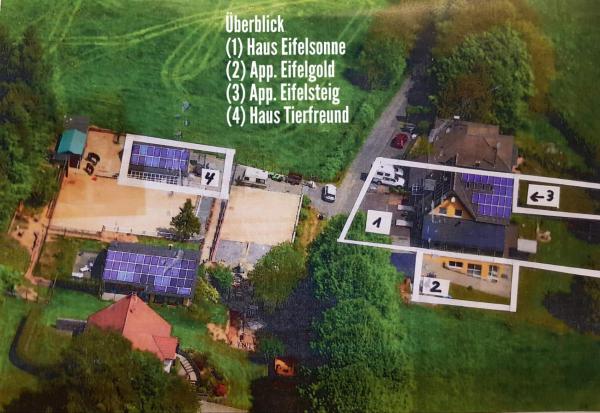 Na zdjęciu widoczny jest obiekt Appartement Eifelsteig położony w mieście Hollerath.