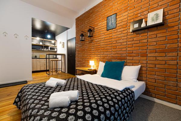 Na zdjęciu widoczny jest obiekt Apartamenty Prosta & Podmurna z klimatyzacją położony w mieście Toruń.