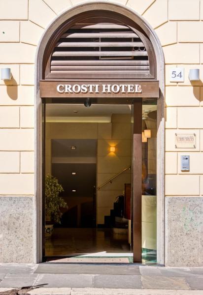Na zdjęciu widoczny jest obiekt Crosti Hotel położony w mieście Rzym.