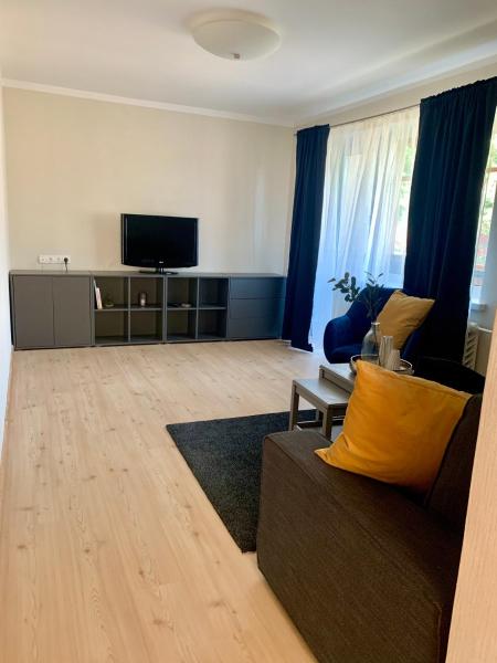 La photo montre l'objet Centro Apartamentai situé dans la ville de Magučiai.
