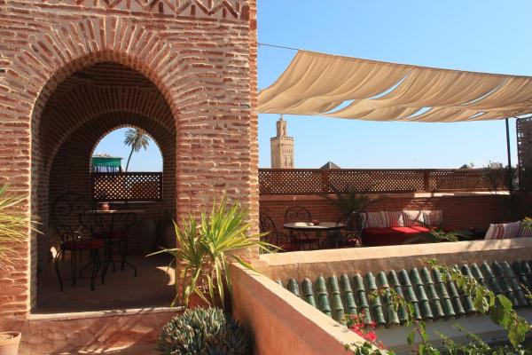 En la foto se muestra el objeto Riad Samsara ubicado en la ciudad de Marrakech.