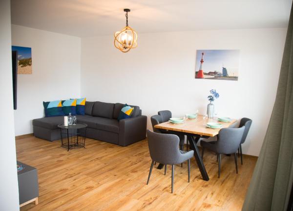 A la foto es mostra l'objecte Ferienwohnung Parkblick situat a la ciutat de Schiffdorf.