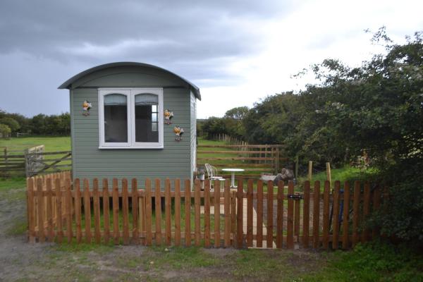 A la foto es mostra l'objecte Peaceful Shepherd's Hut next to Horse Field situat a la ciutat de Ulgham.
