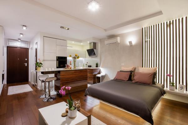 A la foto es mostra l'objecte Leo Modern Urban Stay, Self Check-In, Free Garage situat a la ciutat de Belgrad.