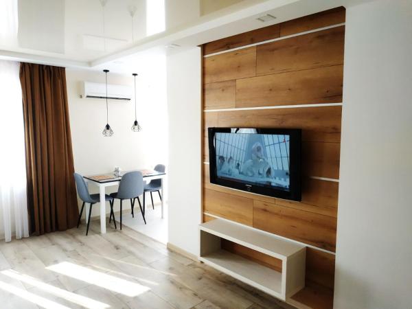 A la foto es mostra l'objecte Apartment at Kirova( A.Polia) 115 situat a la ciutat de Dnipró.