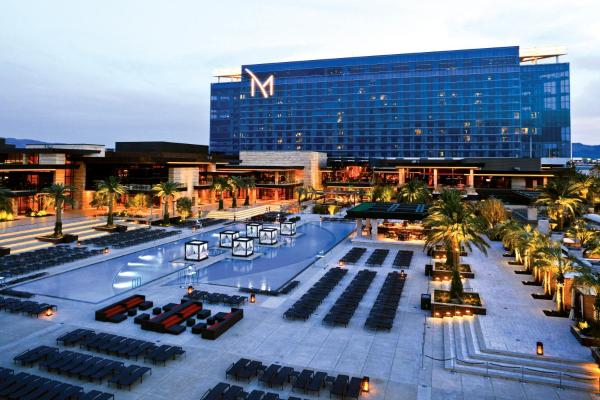 Na foto é possível ver o objeto M Resort Spa & Casino localizado na cidade de Las Vegas.