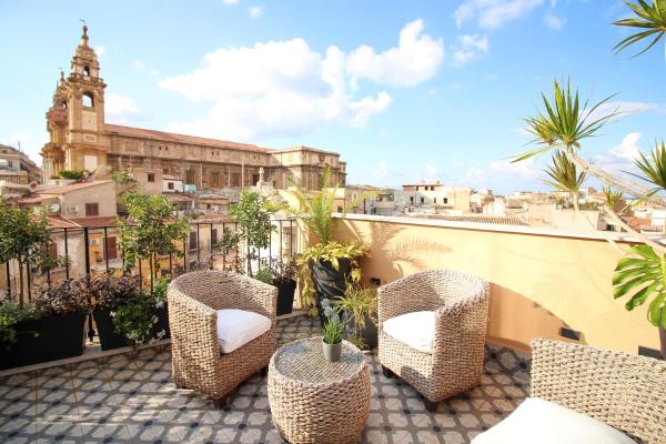 A la foto es mostra l'objecte Pànto - Rooftop boutique rooms situat a la ciutat de Palerm.