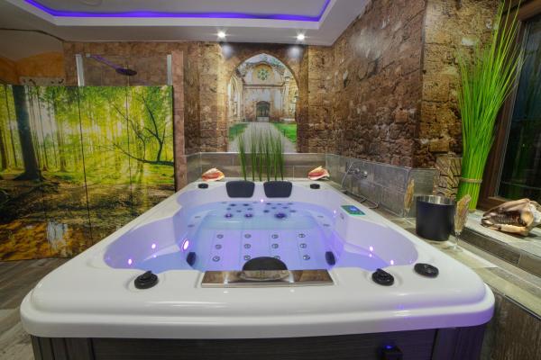 Na fotografii je vidět objekt LA VEGUILLA DELUXE JACUZZi nacházející se ve městě Castejón de las Armas.