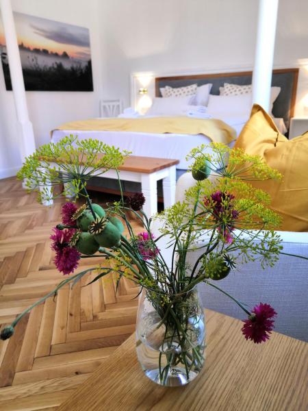 Στη φωτογραφία φαίνεται το αντικείμενο Apartment im alten Rathaus που βρίσκεται στην πόλη Nahrendorf.
