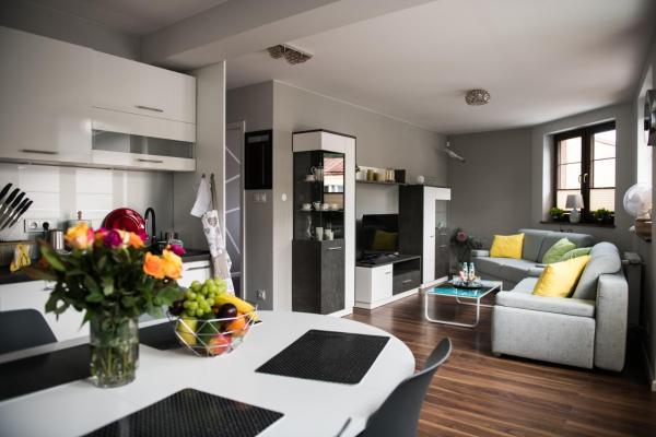 Na foto é possível ver o objeto Apartamenty Królewskie localizado na cidade de Chęciny.