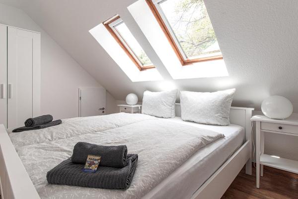 På billedet ses objektet Ferienwohnung Quedlinburg Harz beliggende i byen Quedlinburg.