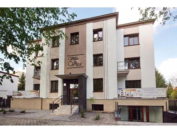 Na fotografii je vidět objekt Villa Vita - Apartamenty nacházející se ve městě Pakość.