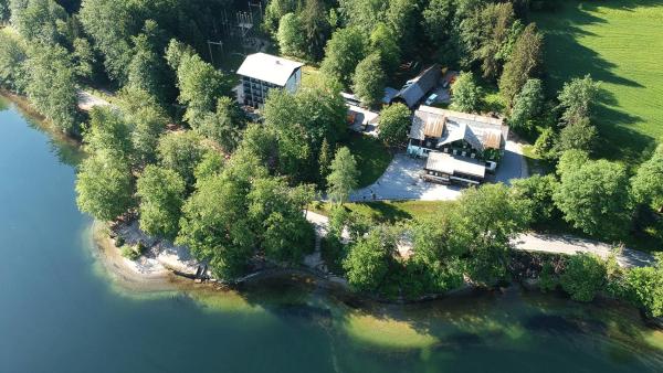 Kuvassa näkyy kohde Hostel pod Voglom, joka sijaitsee kaupungissa Bohinj.