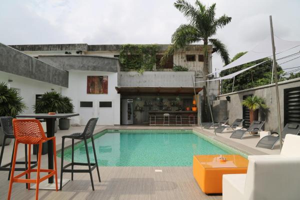 A la foto es mostra l'objecte Stanislas Maison d'hotes situat a la ciutat de Abidjan.