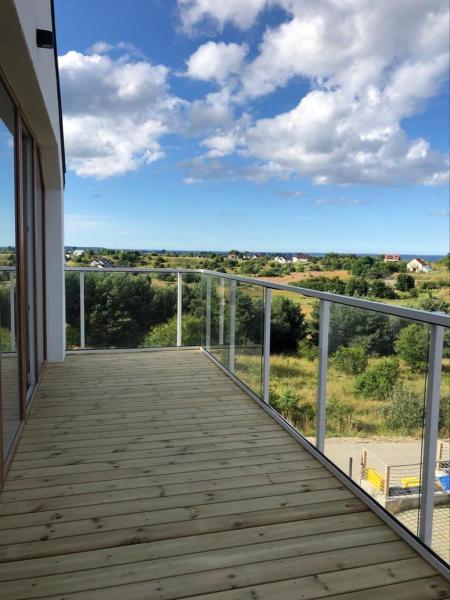 Na fotografii je vidět objekt Morskie Wzgórze Apartamenty nacházející se ve městě Mechelinki.