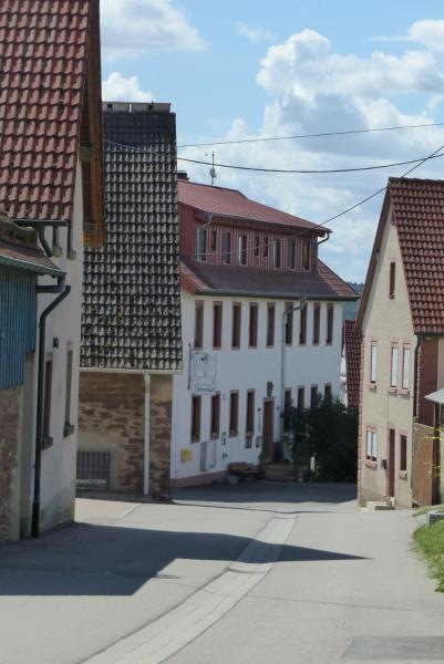 Auf dem Foto ist das Objekt Pension Schreckhof in der Stadt Obrigheim zu sehen.