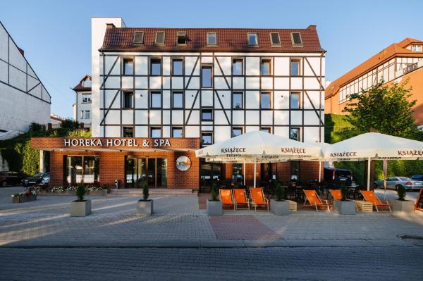 Na zdjęciu widoczny jest obiekt Horeka Hotel & SPA położony w mieście Ełk.