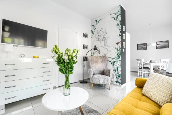Στη φωτογραφία φαίνεται το αντικείμενο Apartament Leśny που βρίσκεται στην πόλη Wiselka.