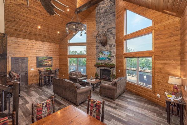 A la foto es mostra l'objecte WaterMill Cove Resort Lakefront Lodge 8Bed 8BA FREE Amenities 2 miles to SDC situat a la ciutat de Branson.