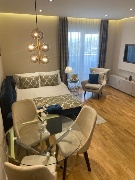 A la foto es mostra l'objecte Tiffany Lux Apartment situat a la ciutat de Trebinje.