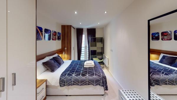A la foto es mostra l'objecte Central Perks Apartment (sleeps 4) situat a la ciutat de Hull.