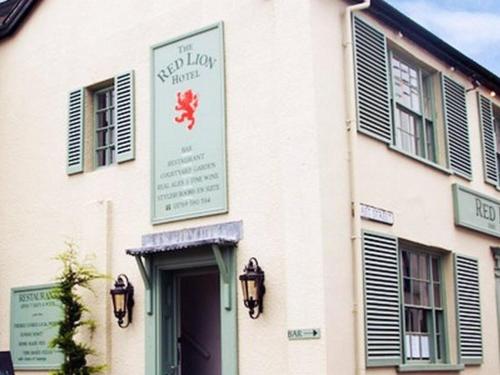 På billedet ses objektet The Red Lion beliggende i byen Eggesford.