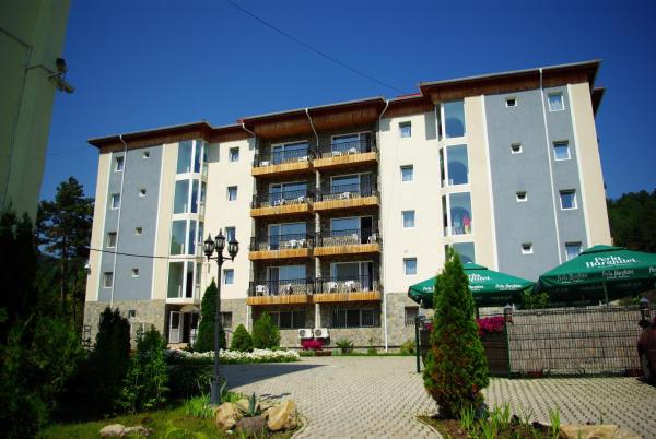 A la foto es mostra l'objecte Hotel Monteoru situat a la ciutat de Haleş.