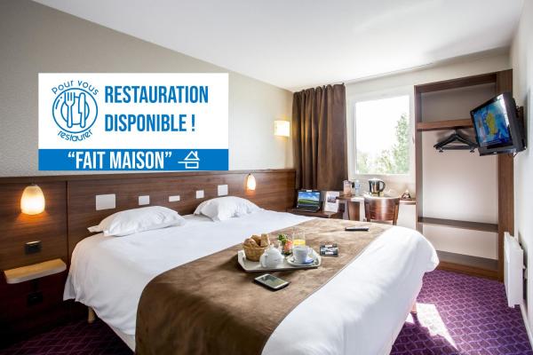 A la foto es mostra l'objecte Brit Hotel Rennes Le Castel situat a la ciutat de Rennes.