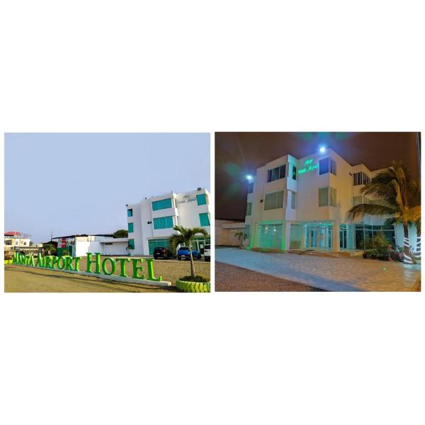 På billedet ses objektet Manta Airport Hotel beliggende i byen Manta.