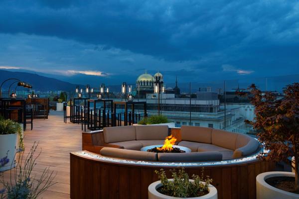 Nella foto è visibile l'oggetto Hyatt Regency Sofia situato nella città di Sofia.