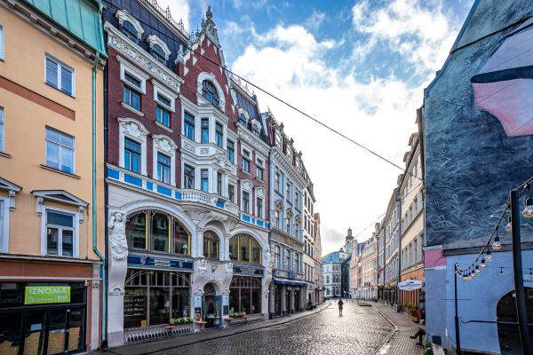 Στη φωτογραφία φαίνεται το αντικείμενο Blue Bird Boutique Hostel - Riga Old Town που βρίσκεται στην πόλη Ρίγα.
