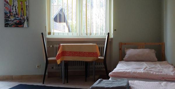 A la foto es mostra l'objecte Kleines Studio 07, für den kurzen Aufenthalt situat a la ciutat de Schönau.