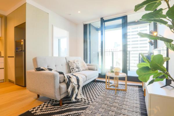 A la foto es mostra l'objecte KOZYGURU DOCKLANDS MODERN COZY 1 BED ROOM UNIT MELBOURNE VDO628 situat a la ciutat de Melbourne.