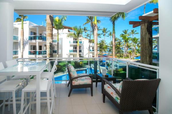 På bildet vises objektet Palmeraie Terrenas beach apartamento som ligger i byen Las Terrenas.