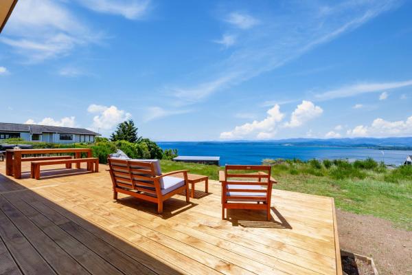 Nella foto è visibile l'oggetto Lake Days - Omori Holiday Home situato nella città di Kuratau.
