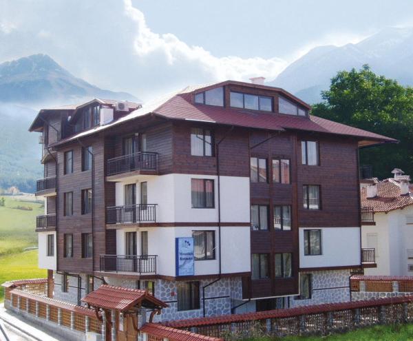 A la foto es mostra l'objecte Apartments & Studios Mountain Romance situat a la ciutat de Bansko.