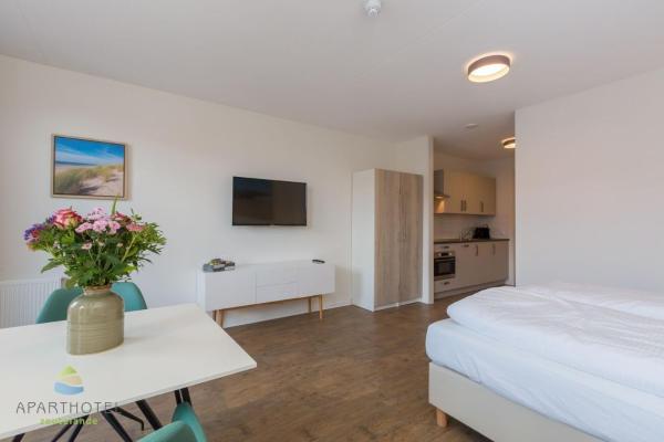 Op de foto is het object Luxe studio voor 2 personen te zien, gelegen in de stad Zoutelande.
