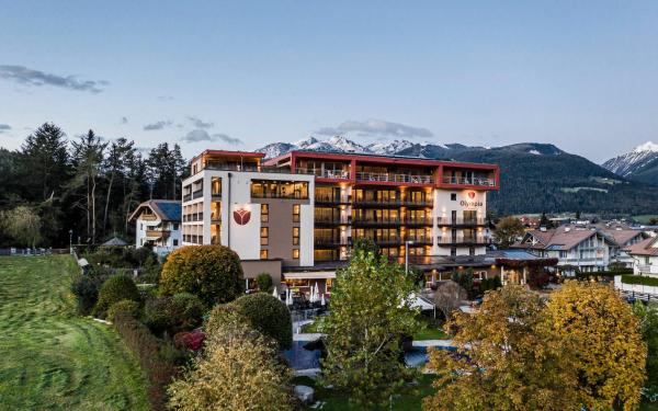 På billedet ses objektet Hotel Olympia beliggende i byen Brunico.