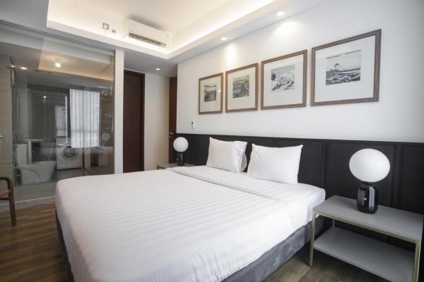 A la foto es mostra l'objecte Premium 2BR Apartment near Marvell City Mall at The Linden By Travelio situat a la ciutat de Dinojo.