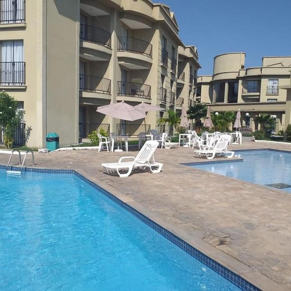 A la foto es mostra l'objecte Aldeia das águas Park Resort - Flat Quartier situat a la ciutat de Dorândia.
