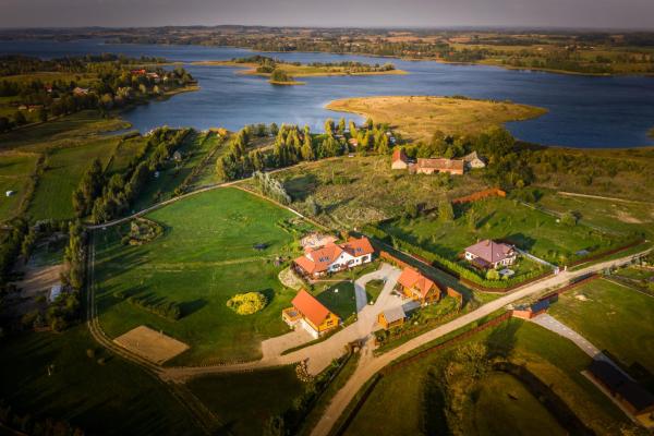 På bildet vises objektet Mazurska Arkadia som ligger i byen Szczecinowo.