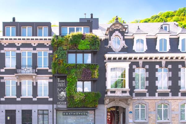 A la foto es mostra l'objecte Hotel The Royal Snail situat a la ciutat de Namur.